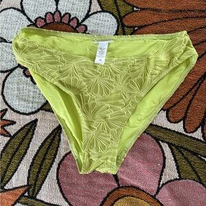 Andie Swim Portofino Textured Bikini Bottom Size Medium